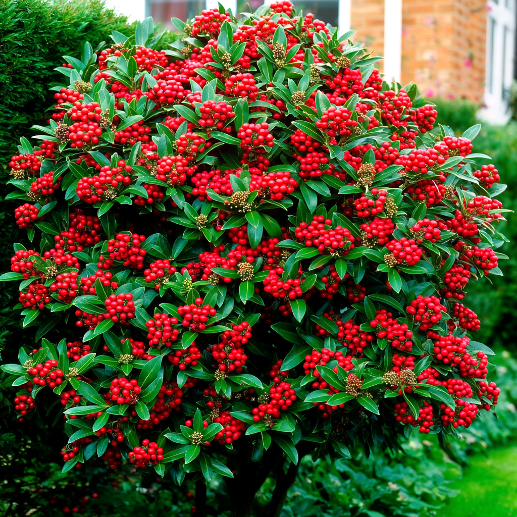 Skimmia japonica 'Temptation'- skimia japońska ~ 30cm