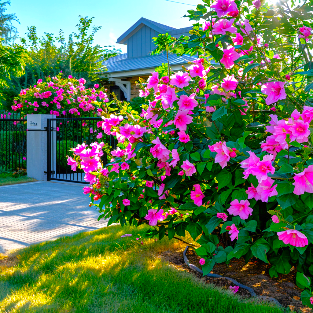 Hibiscus syriacus 'Woodbridge' - hibiskus ~ 50cm