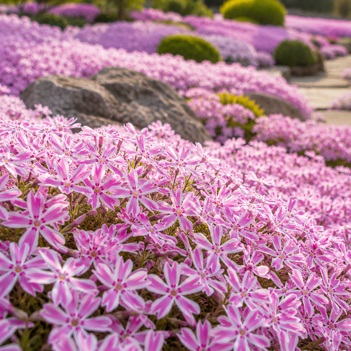 Phlox subulata 'Candy Stripes' – Floks szydlasty ~ 20cm