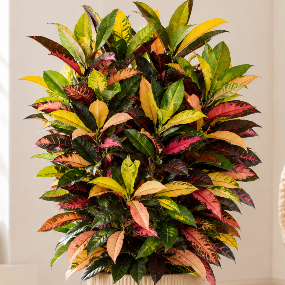 Codiaeum variegatum 'Mrs Iceton' ~ 60cm